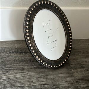 Hobby Lobby Black and Gold Picture Frame with Beaded Accents